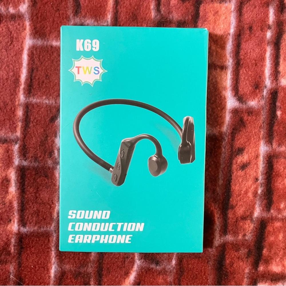 K69 Black Sound Conduction Earphones